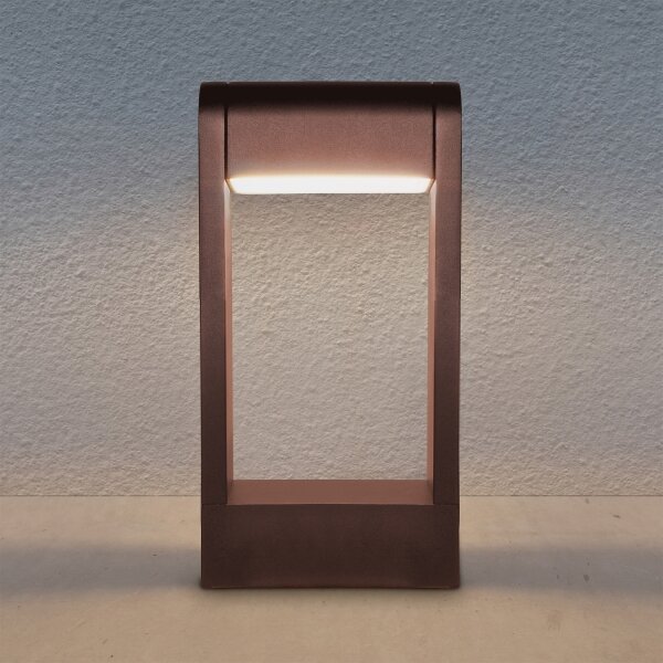 Brilagi - LED външна лампа CROTONE LED/7W/230V кафява IP54 30 см