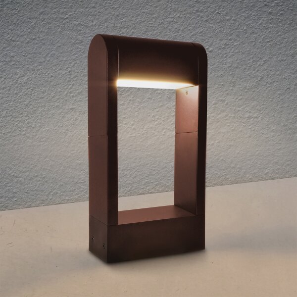 Brilagi - LED външна лампа CROTONE LED/7W/230V кафява IP54 30 см