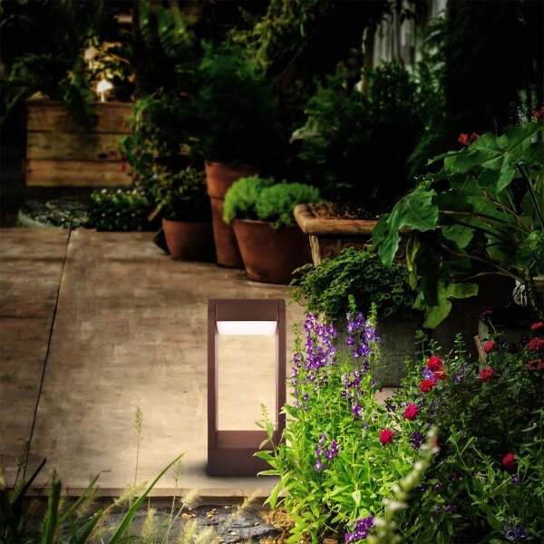 Brilagi - LED външна лампа CROTONE LED/7W/230V кафява IP54 30 см