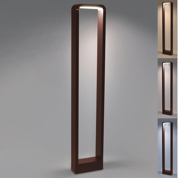 Brilagi - LED външна лампа BARI LED/7W/230V 3000/4000/6000K кафява IP54 80 см
