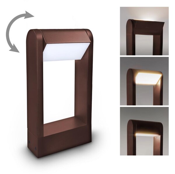 Brilagi - LED външна лампа CROTONE LED/7W/230V кафява IP54 30 см