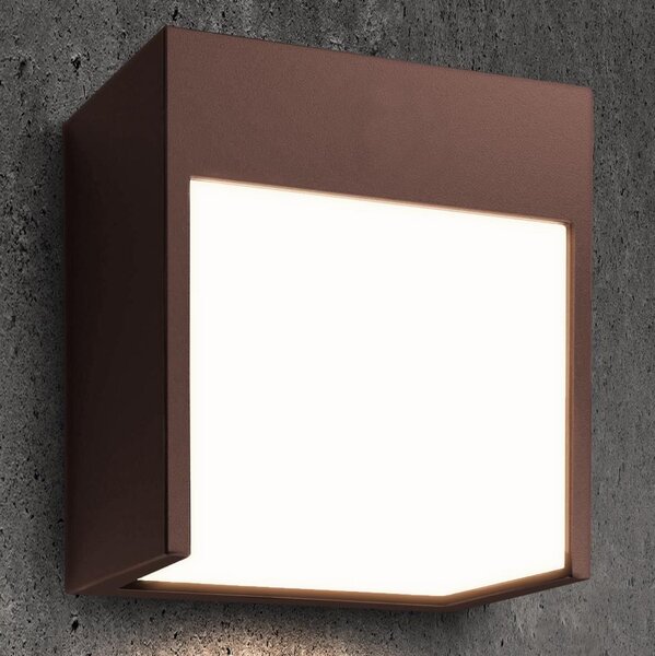 Brilagi - LED външно стенно осветително тяло TERNI LED/12W/230V кафяво IP44