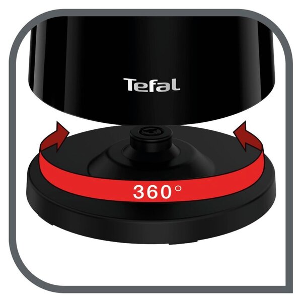 Черен чайник 1,7 л KO851830 - Tefal
