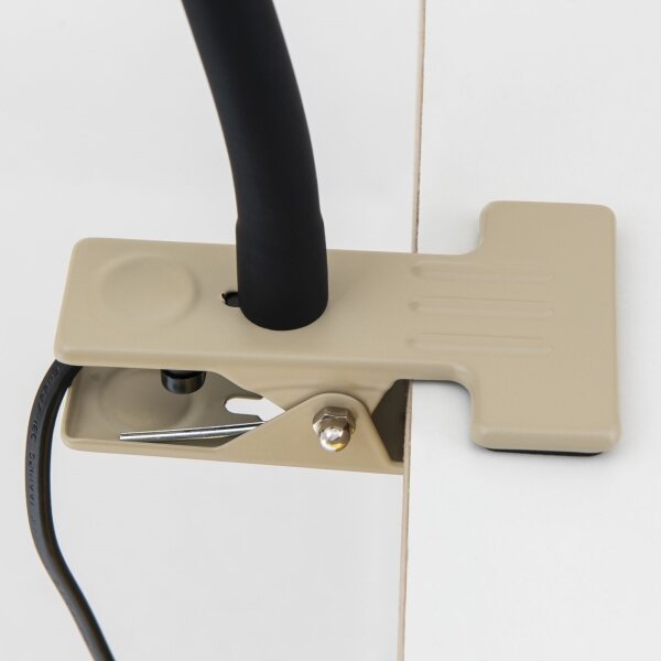 Orion - Гъвкава настолна лампа с щипка DOTTY 1xGU10/10W/230V бежова/черна
