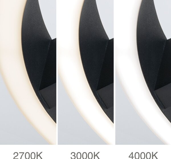 Orion - LED таванно осветително тяло KOLK LED/40W/230V 2700/3000/4000K Ø 40 см черно