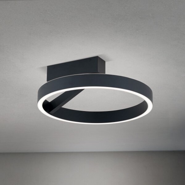 Orion - LED таванно осветително тяло KOLK LED/40W/230V 2700/3000/4000K Ø 40 см черно