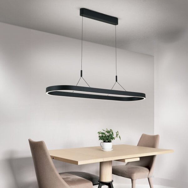 Orion - LED полилей на кабел CARRARA LED/80W/230V 2700/3000/4000K черен