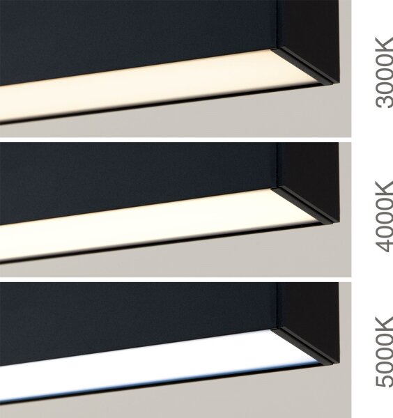 Orion - LED таванно/висящо осветително тяло 2в1 PALKKI LED/38W/230V 3000/4000/5000K черно
