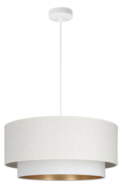 Полилей на кабел NATIA 1xE27/60W/230V диаметър 45 см бял