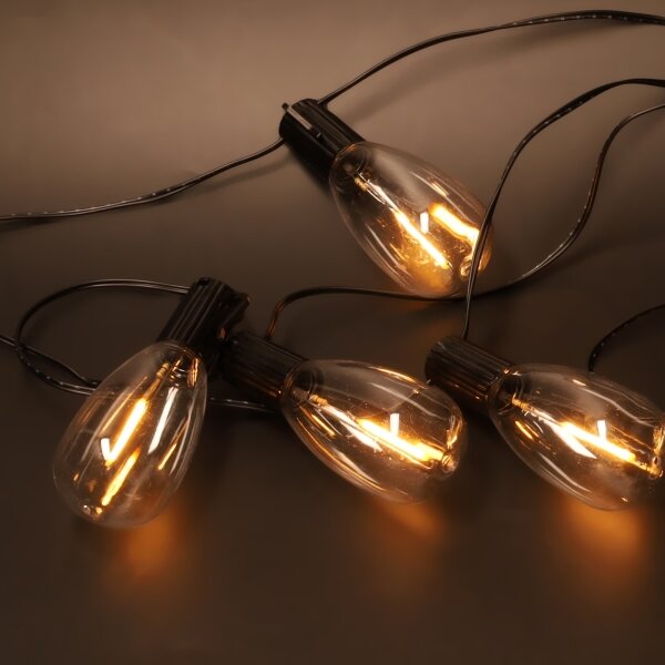 Brilagi - LED външна гирлянда 10xLED/3xAA 3,2m IP44 топла бяла