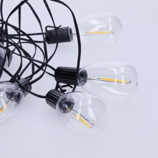Brilagi - LED външна гирлянда 10xLED/3xAA 3,2m IP44 топла бяла