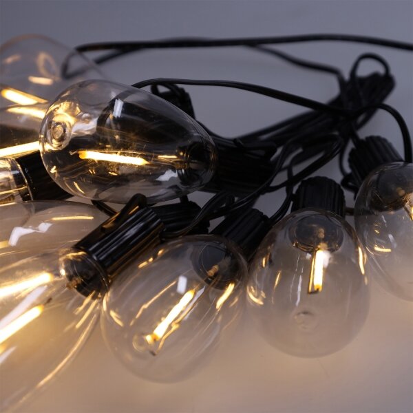 Brilagi - LED външна гирлянда 10xLED/3xAA 3,2m IP44 топла бяла