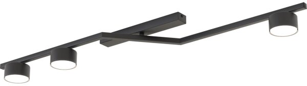 Плафон SKAN 3xGX53/12W/230V, черен
