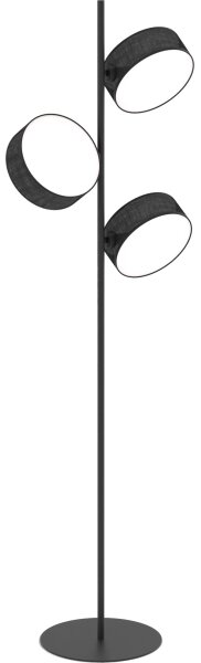Подова лампа DRUMZ 3xE14/10W/230V черна