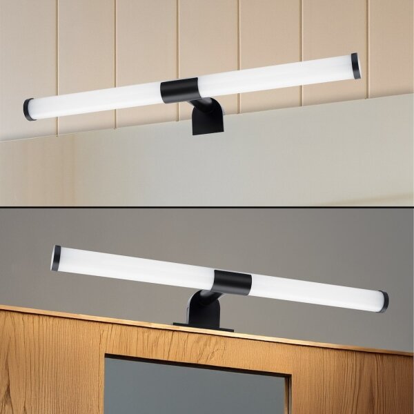 LED осветление за огледало за баня 2 в 1 APA LED/6W/230V 40 cm IP44 черно