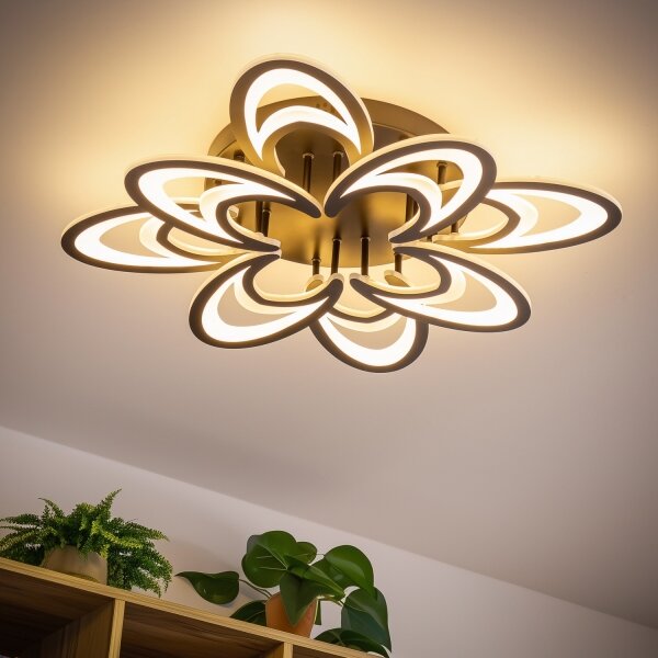 Brilagi - LED Димируем полилей за повърхностен монтаж TWIST LED/125W/230V 3000-6500K + д.у