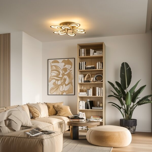 Brilagi - LED Димируем полилей за повърхностен монтаж TWIST LED/125W/230V 3000-6500K + д.у