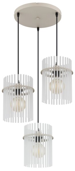 Globo 15698-3HRB - Полилей на кабел GORLEY 3xE27/60W/230V
