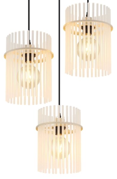 Globo 15698-3HRB - Полилей на кабел GORLEY 3xE27/60W/230V