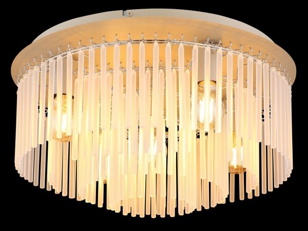 Globo 15698D1B - Таванно осветително тяло GORLEY 5xE27/60W/230V Ø 50 см
