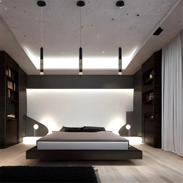 Globo 15630H - LED полилей на кабел PENNY LED/12W/230V 3000K черен