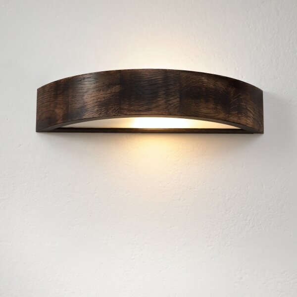 Brilagi - LED настенно осветително тяло CARVALHO SMOKEY 1xE27/60W/230V дъб