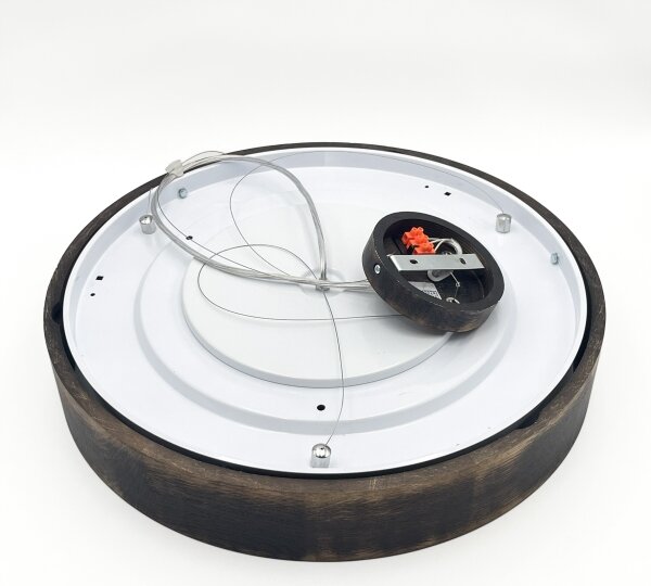 Brilagi - LED полилей на кабел CARVALHO SMOKEY 3xE27/60W/230V, дъб, Ø 47,5 cm