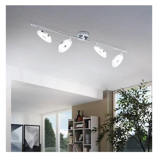 Eglo 78684 - LED точково осветително тяло DORNES 4xLED/4,5W/230V, лъскав хром