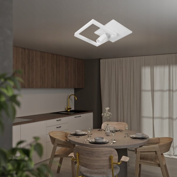 LED таванно осветително тяло LED/38W/230V + 1xGU10/30W бяло