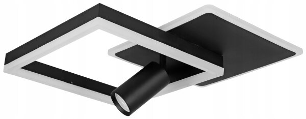 LED таванно осветително тяло LED/38W/230V + 1xGU10/30W черно