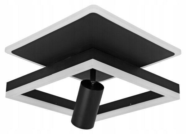 LED таванно осветително тяло LED/38W/230V + 1xGU10/30W черно