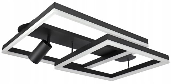 LED таванно осветително тяло LED/38W/230V + 1xGU10/30W черно