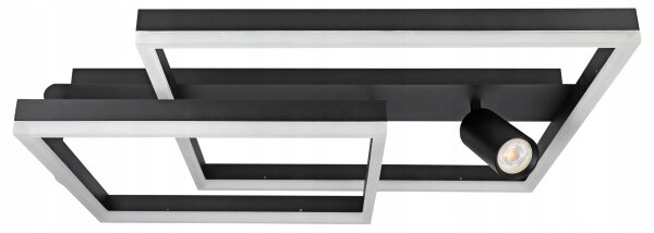 LED таванно осветително тяло LED/38W/230V + 1xGU10/30W черно