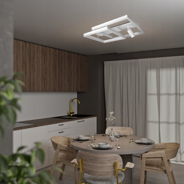LED таванно осветително тяло LED/38W/230V + 1xGU10/30W бяло