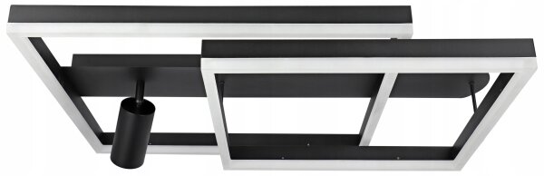 LED таванно осветително тяло LED/38W/230V + 1xGU10/30W черно