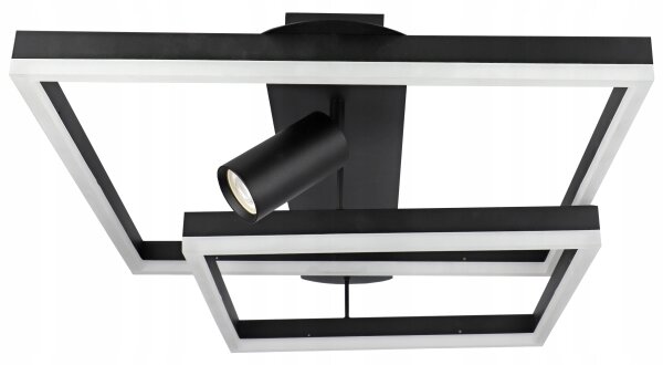 LED таванно осветително тяло LED/38W/230V + 1xGU10/30W черно