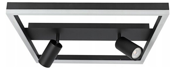 LED таванно осветително тяло LED/38W/230V + 2xGU10/30W черно