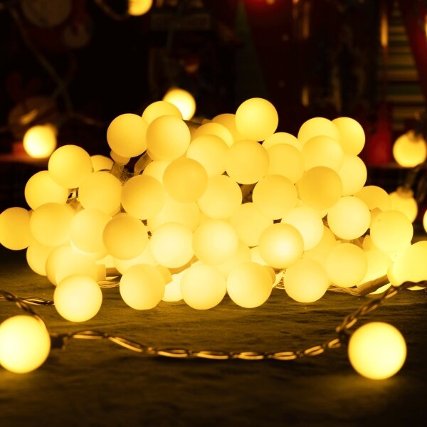 Aigostar - LED външна декоративна гирлянда 50xLED/3,6W/230V/8 функции 5m IP44 топла бяла светлина