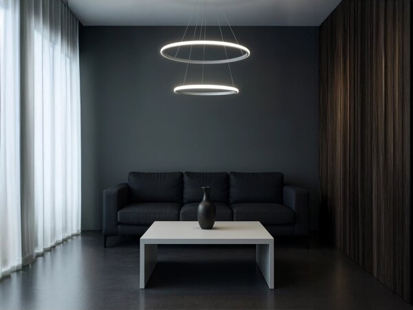 Димируем LED полилей на кабел LED/55W/230V 3000-6500K диам. 60 см + дистанционно управление