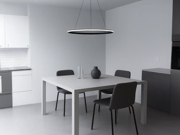 LED димируем полилей на кабел LED/55W/230V 3000-6500K Ø 60 см + дистанционно управление