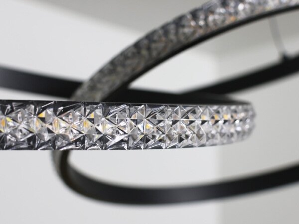 Димируем LED полилей на кабел, LED/90W/230V, 3000-6500K, диаметър 47 см + дистанционно управление