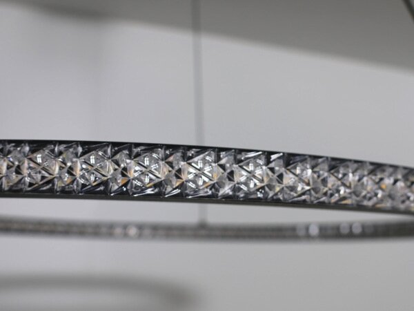 LED полилей с функция за димиране, окачен на кабел, LED/90W/230V 3000–6500K Ø 60 cm + дистанционно управление
