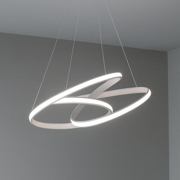 Димируем LED полилей на кабел, 85W/230V, 3000–6500K, Ø 49 см + дистанционно управление