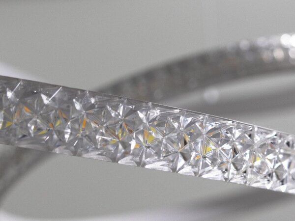 Димируем LED полилей на кабел LED/90W/230V 3000-6500K, диаметър 47 см + дистанционно управление