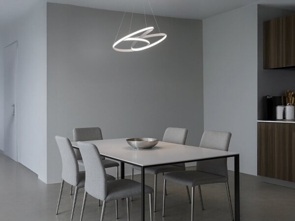 Димируем LED полилей на кабел, 85W/230V, 3000–6500K, Ø 49 см + дистанционно управление