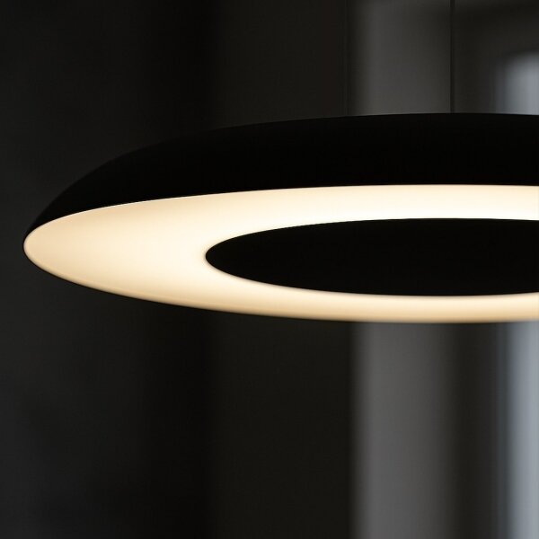 LED полилей на кабел PIATTINO LED/30W/230V 2700/3200/4000K pr. 40 cm черен