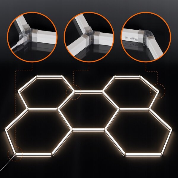 LED таванно осветително тяло LED/240W/85-265V 4000K 298x209 cm CRI 90 IP44 бяло