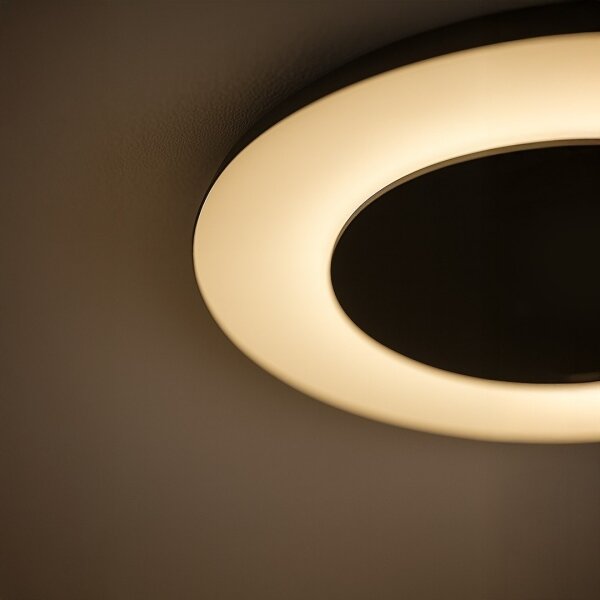 LED таванно осветително тяло PIATTINO LED/30W/230V 3000/4000/6000K Ø 40 см черно