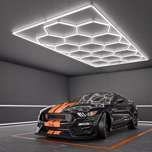 LED таванно осветително тяло LED/696W/85-265V 6500K 484x243 cm CRI 90 IP44 бяло