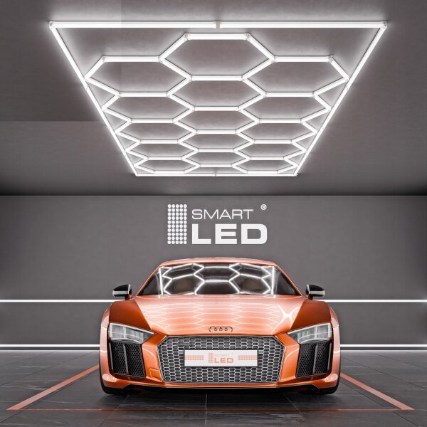 LED таванно осветително тяло LED/696W/85-265V 6500K 484x243 cm CRI 90 IP44 бяло